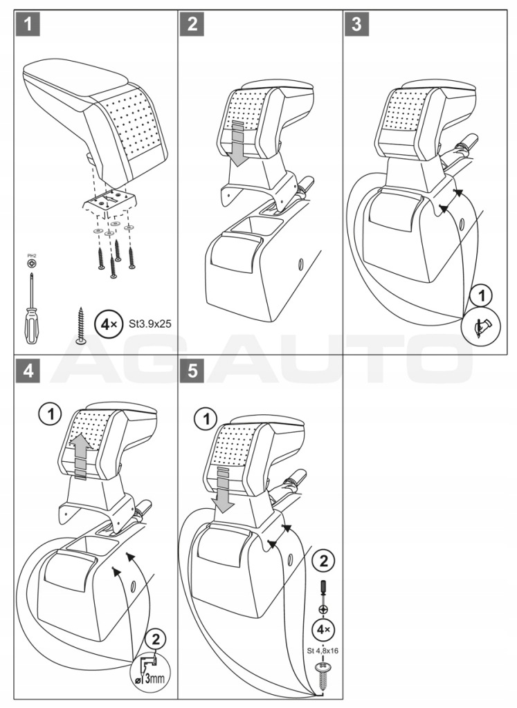 фото №7, Підлокітник стандарт opel astra g, 1998-2010