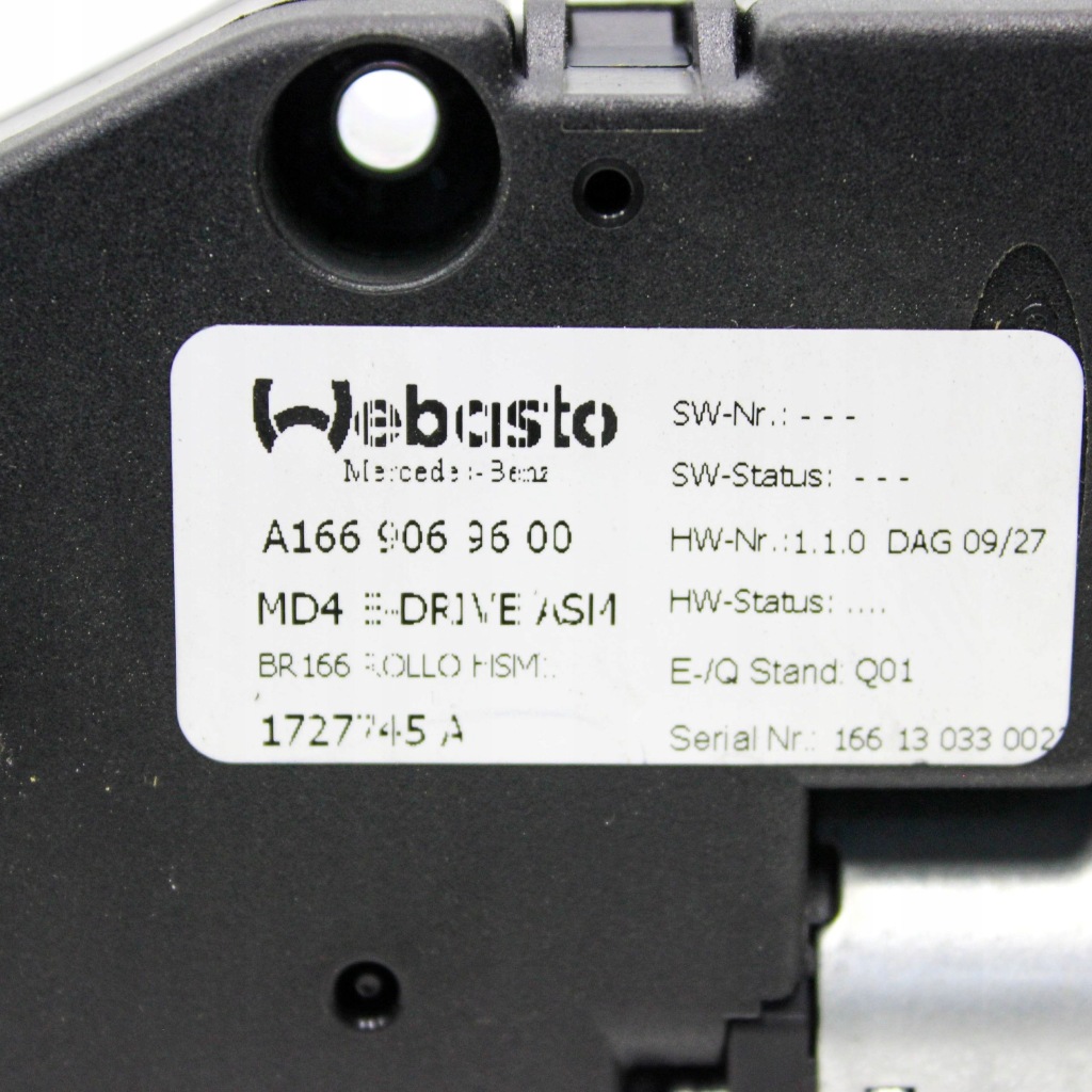 Mercedes-benz gl x166 2013 моторчик люк a1669069600 Недорого