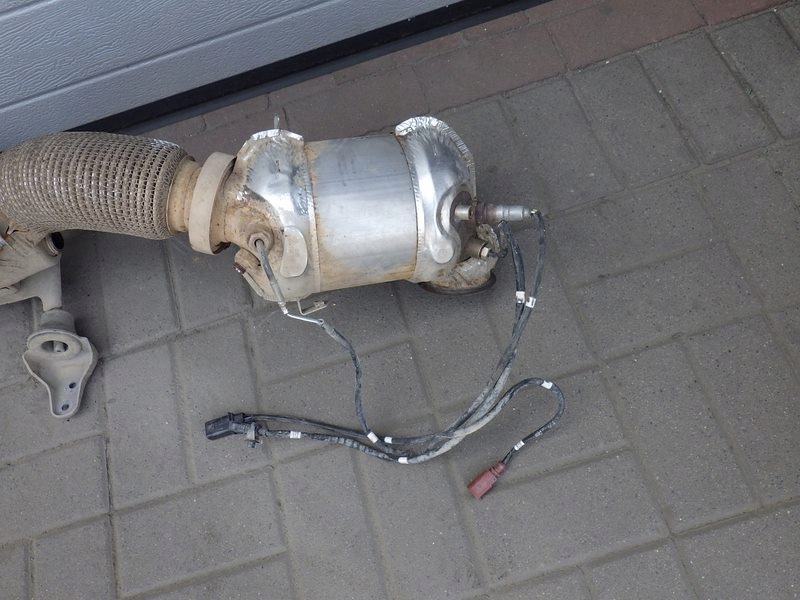 фото №4, Гаситель конечный катализатор труба crafter ii 2.0 tdi