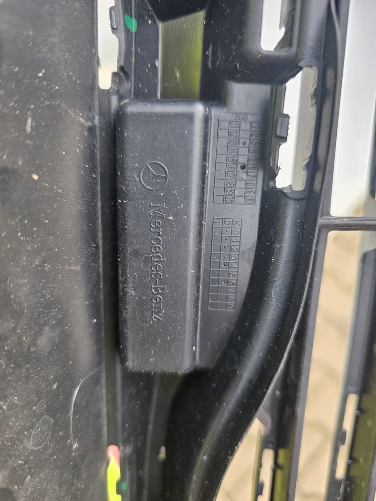 фото №13, Dół бампера бампер mercedes eqb h243 243 2021- перед передний x243