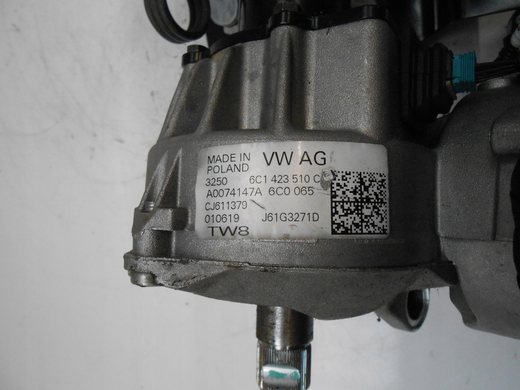 фото №13, Skoda fabia iii колонка підсилювач регулювання замок запалювання ключ 6c1909144ak