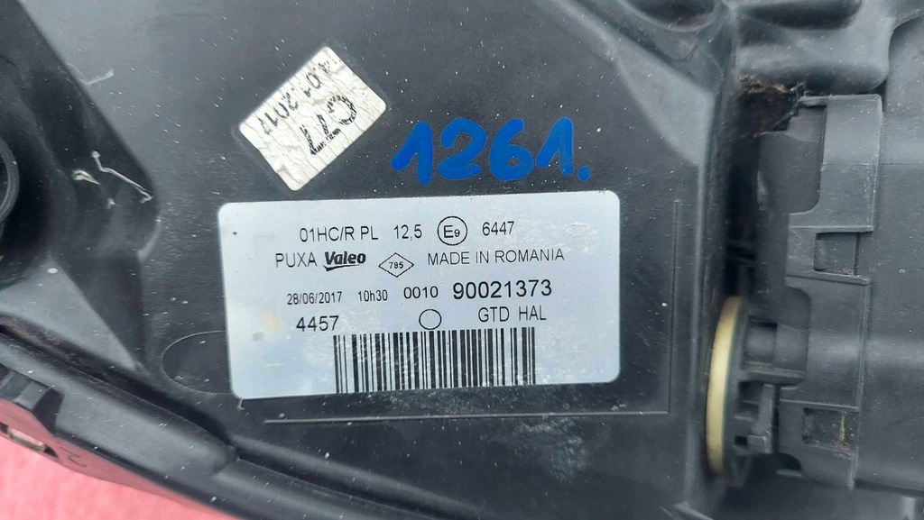 фото №10, Renault twingo ii lift лампа левая перед передняя valeo