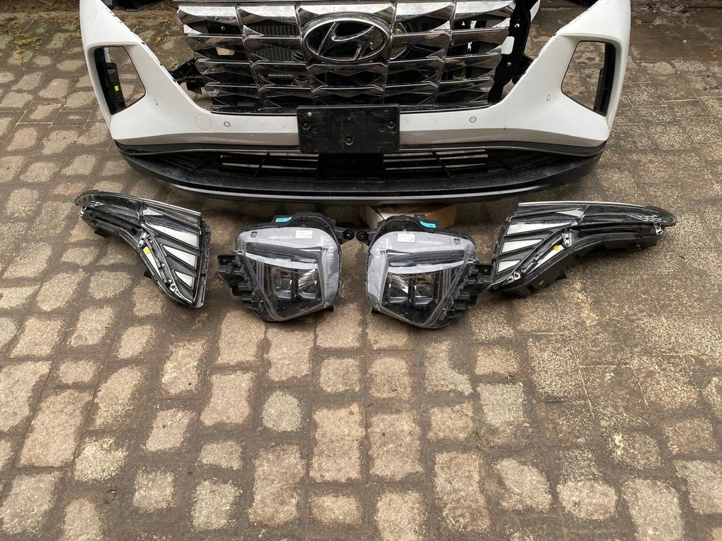 фото №1, Бампер капот лампа pas kompletny перед hyundai tucson iv 2020 rok гібрид