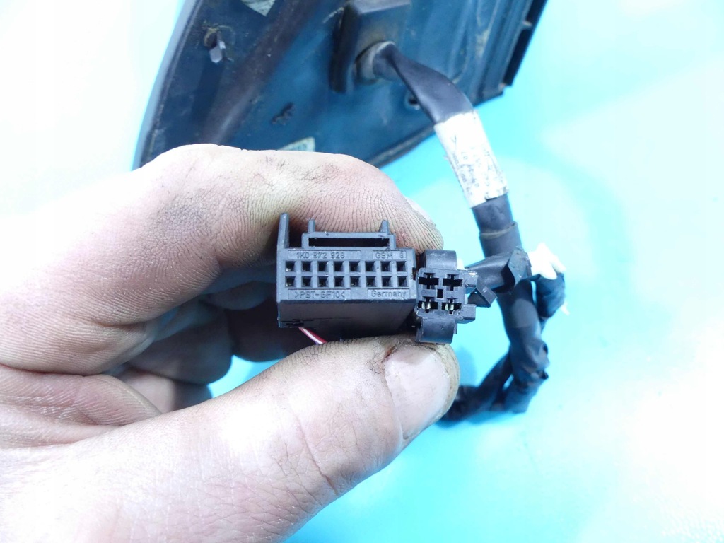 фото №10, Дзеркало праве audi q7 i 4l чорний lz5q europa