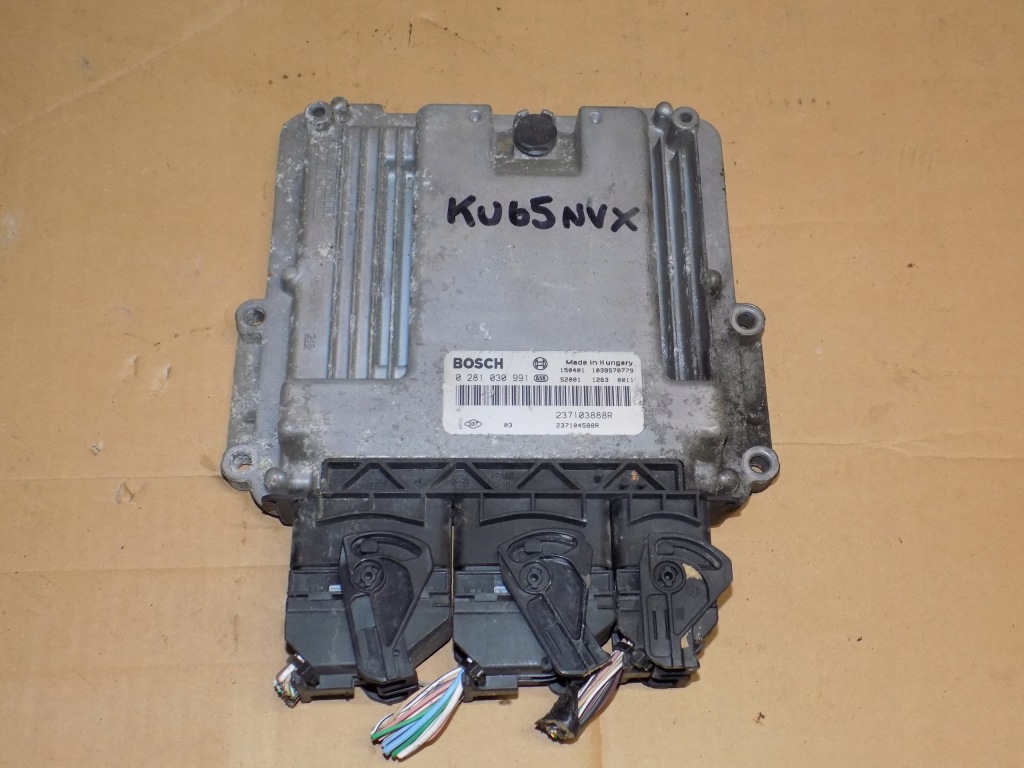 фото №3, Бортовой компьютер блок управления renault trafic 0281030991