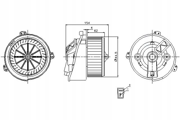 фото №1, Nissens воздуходувка citroen jumper fiat ducato peugeo