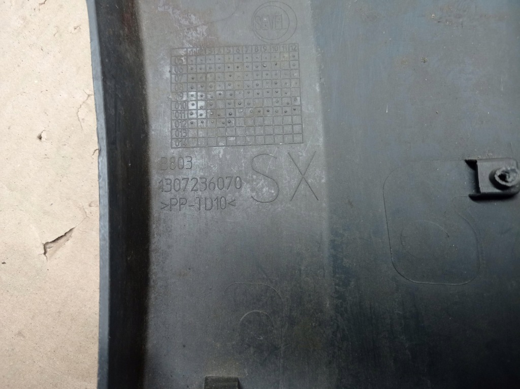 фото №8, Накладка молдинг бампера левый перед ducato boxer