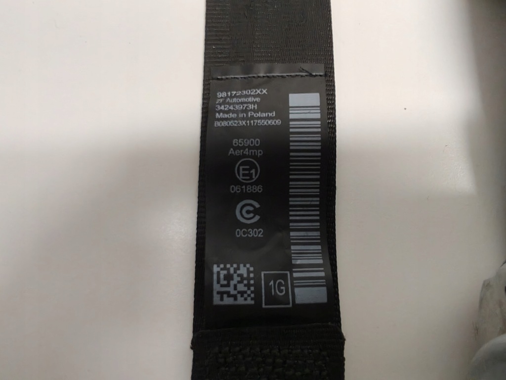 фото №6, Fiat doblo iii ремені безпеки передні задні оригінал seat ремені 2022-