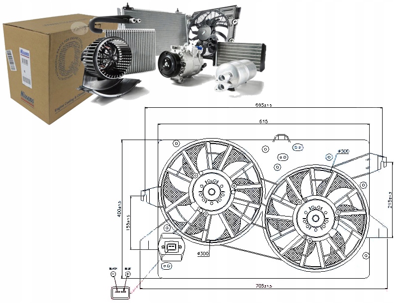 фото №1, Nissens 85228 вентилятор, охолодження двигуна