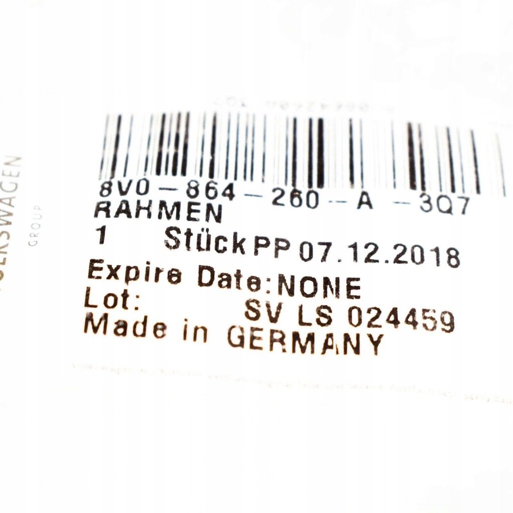 фото №5, Напрямна lotniczy vag audi rs4 avant quattro 2006 2008 оригінальний