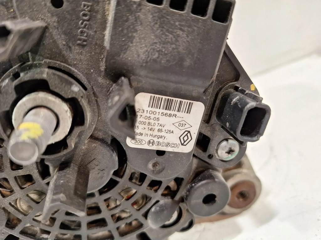 фото №7, Генератор 231001568r dacia duster i 1.6 sce 16-