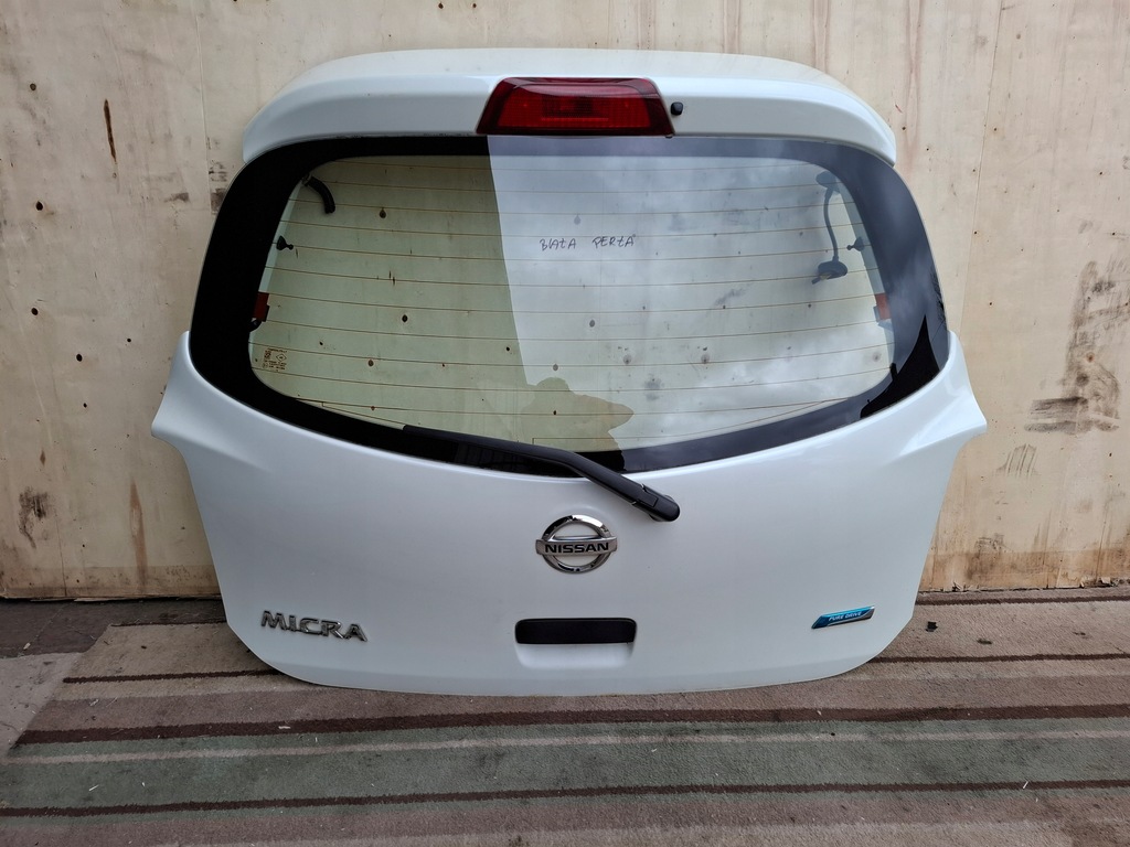 фото №1, Крышка багажника задняя nissan micra k13 белый перламутр 12r