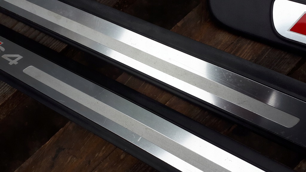 фото №7, S4 b8 a4 накладки пороговые sline накладки na пороги 4x