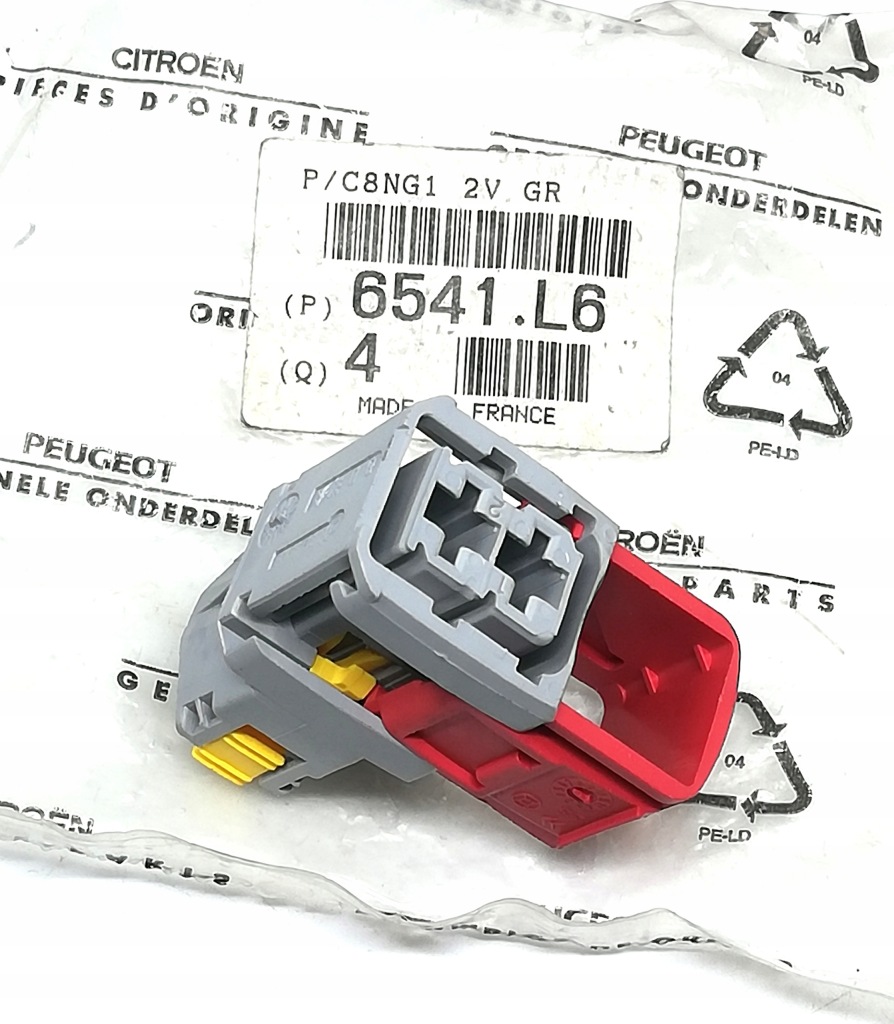фото №1, Колодка штекер електрична peugeot 307 6541l6 oe!