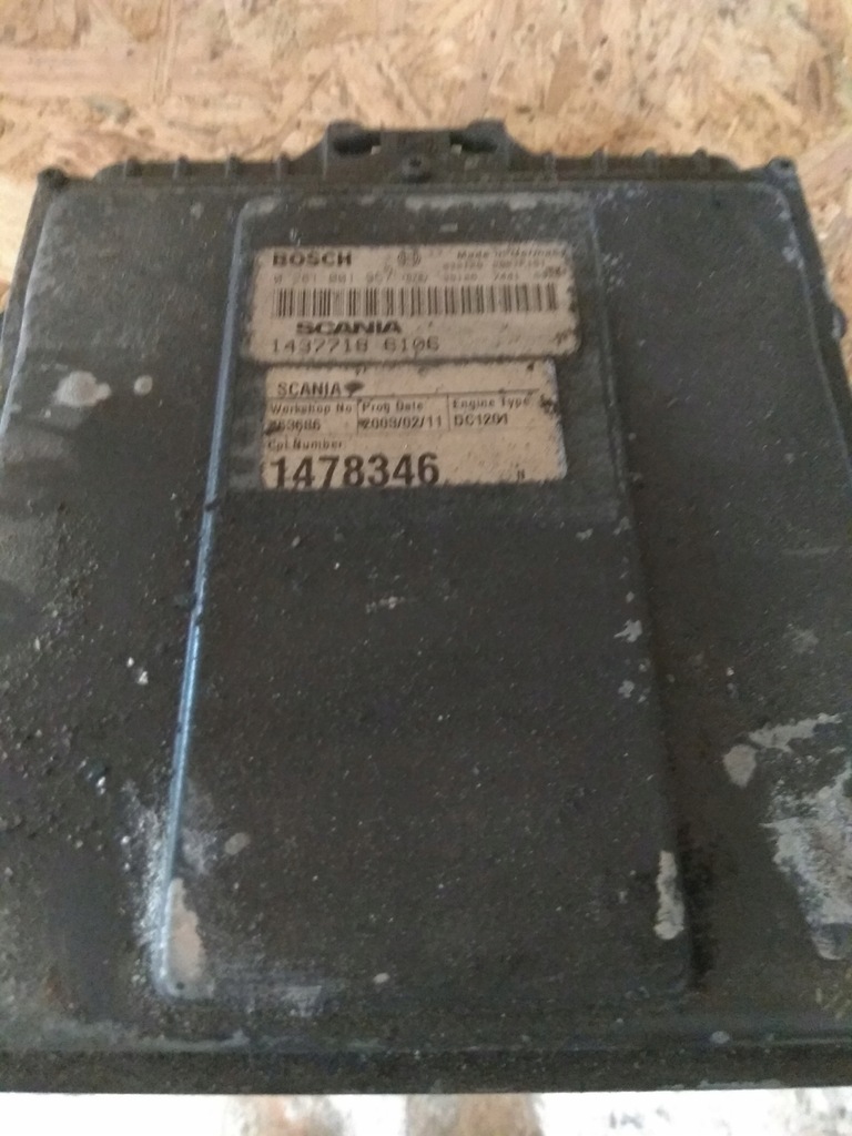 фото №1, Бортовий комп'ютер bosch scania 1437718 cpl 1478346 dc1201