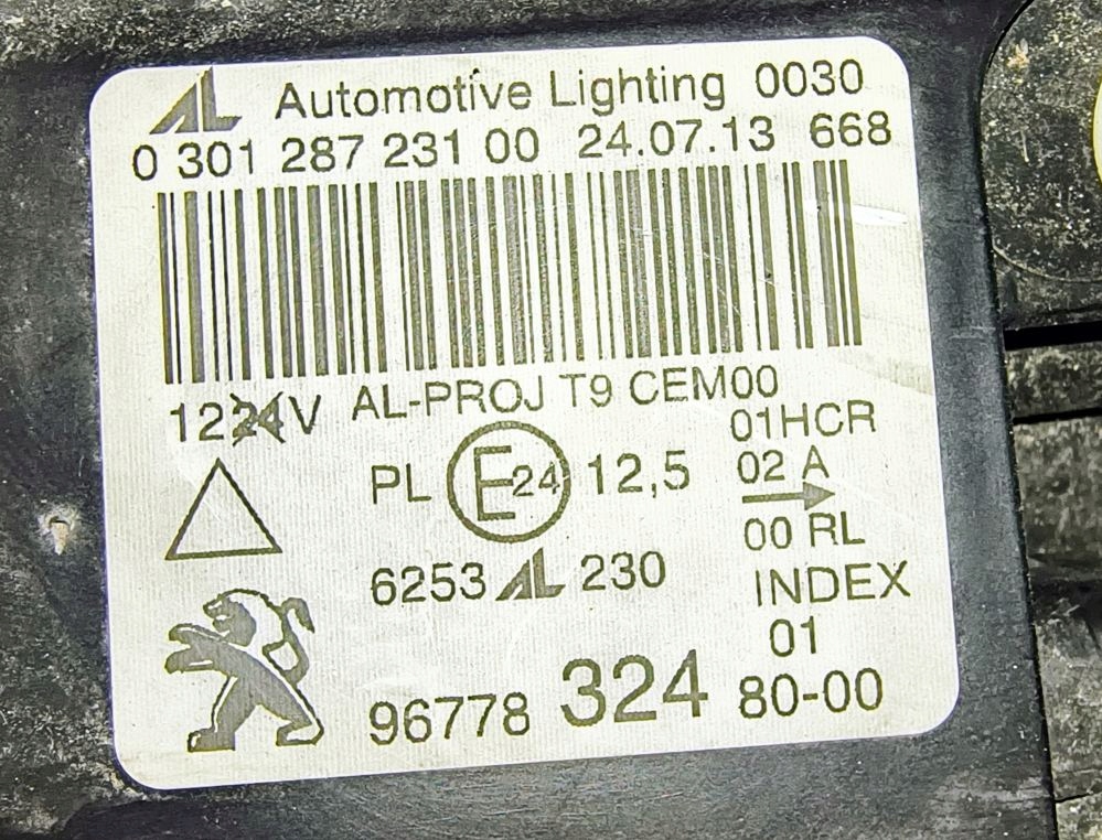 фото №11, Бампер жгут 6xpdc peugeot 308 ii t9 allure лампа фара fullled 13-