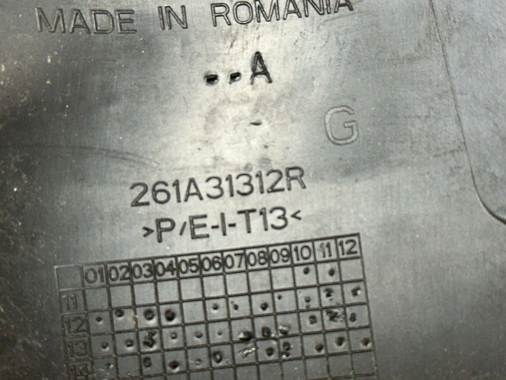 фото №6, Решётка противотуманной фары dacia logan ii sandero ii левый перед 261a31312r