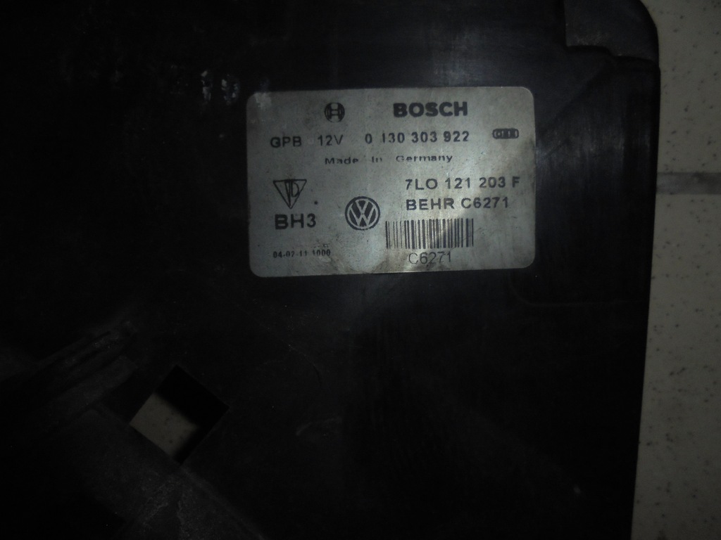 фото №6, Вентилятор корпус vw touareg 02-... 7l0121207d