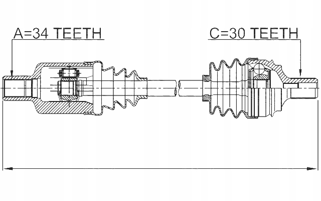 фото №4, Приводной вал приводная левая mercedes e w212 08-13 cls 218