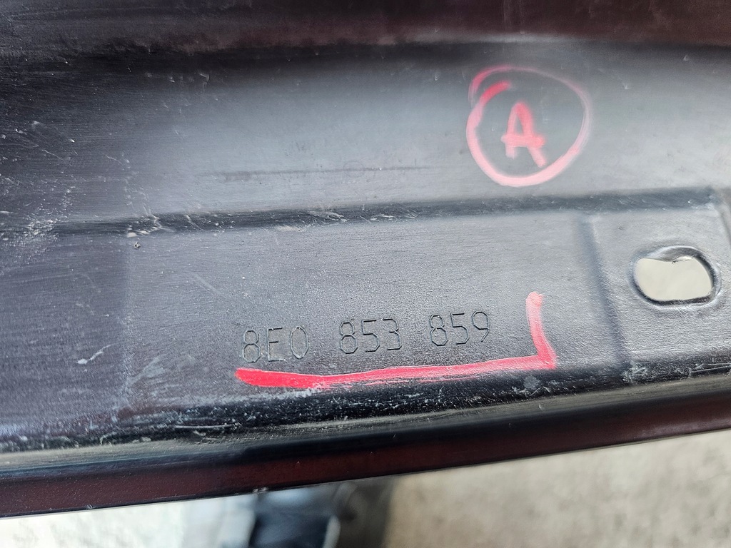 фото №14, Audi a4 b7 молдинг поріг поріг ліва 8e0853859