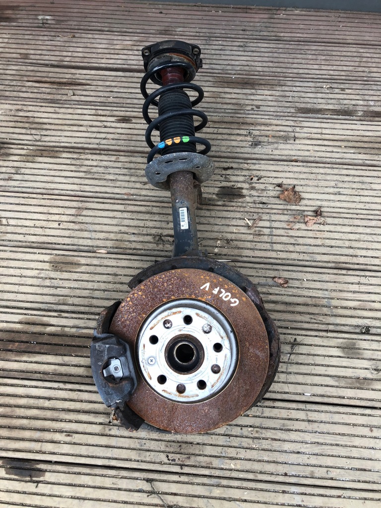 фото №1, Vw golf vi амортизационная стойка поворотный кулак левый перед