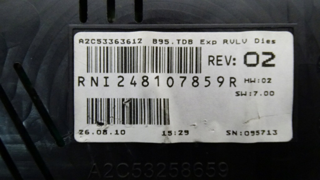 фото №4, Лічильник renault megane iii 1.5dci rni248107859r