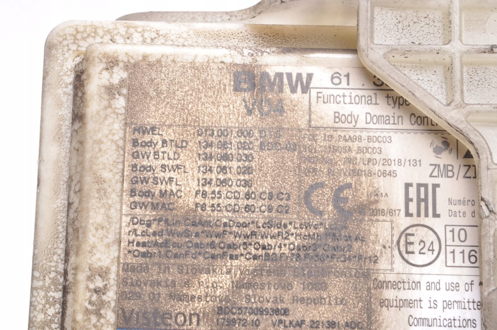 Bmw f40 f44 g20 g21 g26 2.0 модуль комфорта bdc vpjkaf14b127-a 5a34cf3-01 с Разборки