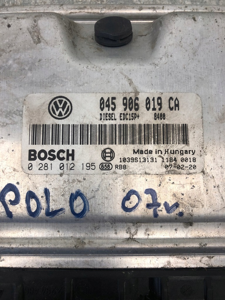 фото №5, Бортовой компьютер двигателя vw polo iv 045906019ca