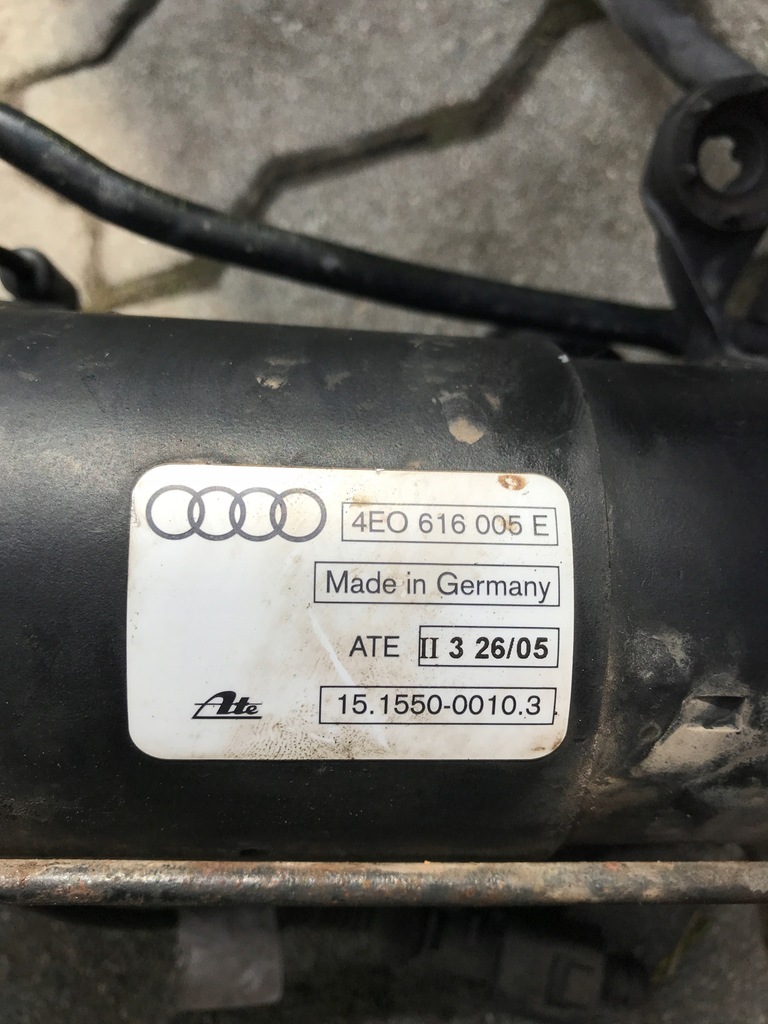 фото №5, Компресор підвіска audi a8 d3 4e0616005e