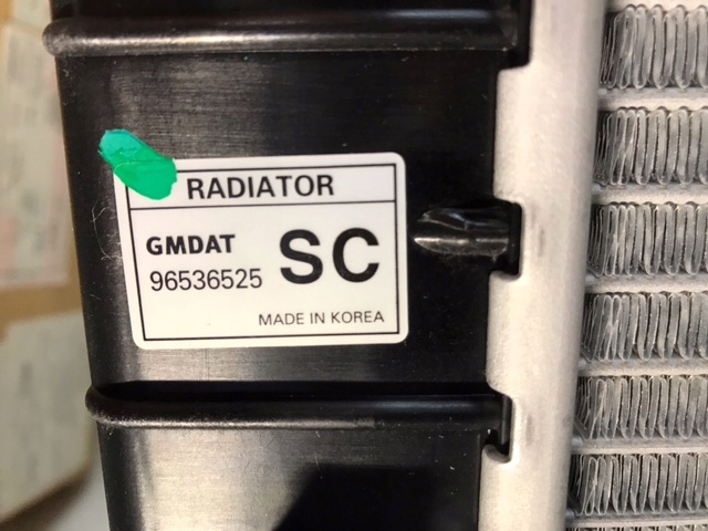 фото №4, Nowa оригінальна радіатор wody aveo 96536525