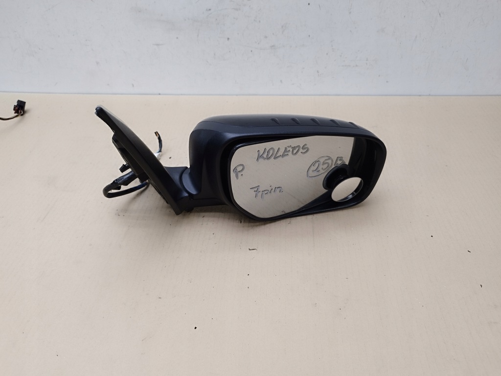 фото №2, Зеркало дверь правое 7 pin renault koleos i lata 2007-2011