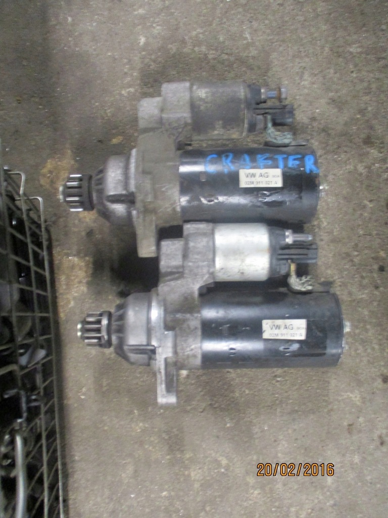 фото №1, Стартер vw crafter 02m911021a