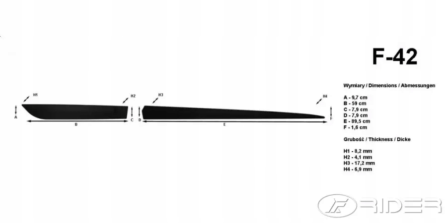 фото №8, Kia ceed sw 2012-17 накладки боковой