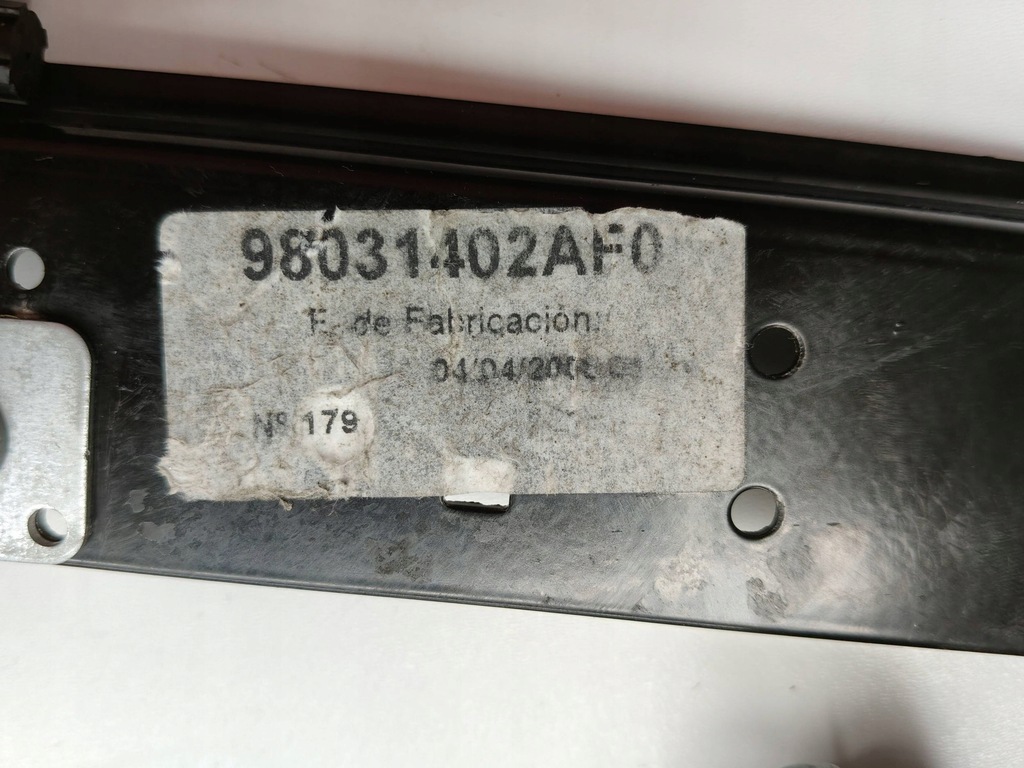 фото №11, Підйомник скло правий mitsubishi colt 98031402af0