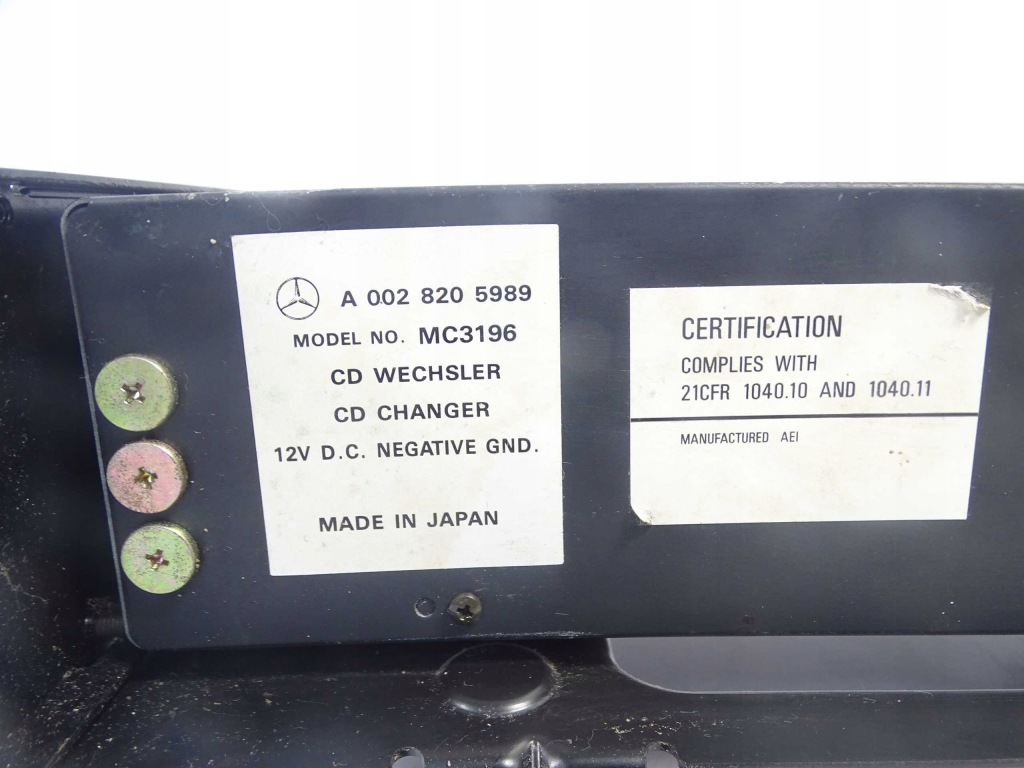 фото №7, Mercedes w140 w208 w210 w638 чейнджер дисків cd a0028205989 ні працює