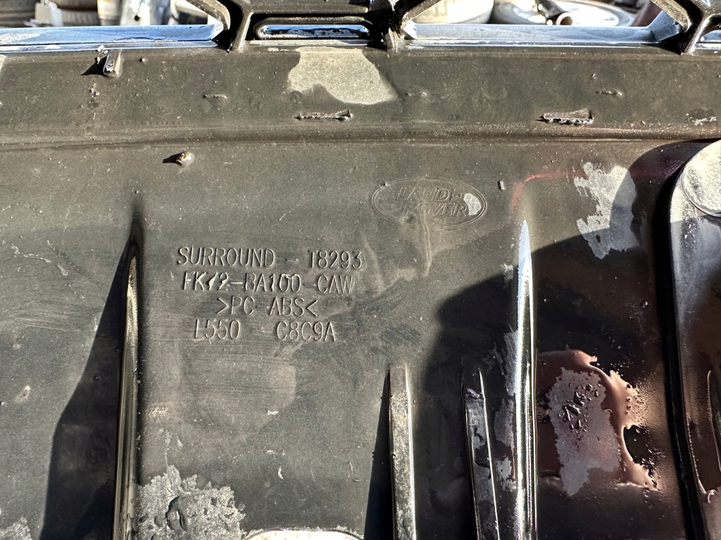 фото №12, Land rover fk72-ba100-caw решітка радіатора решітка радіатора бампера