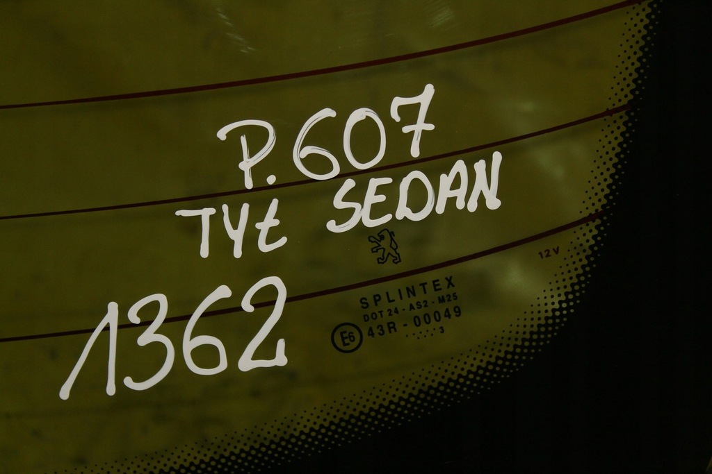 фото №5, Стекло задняя кузовная peugeot 607