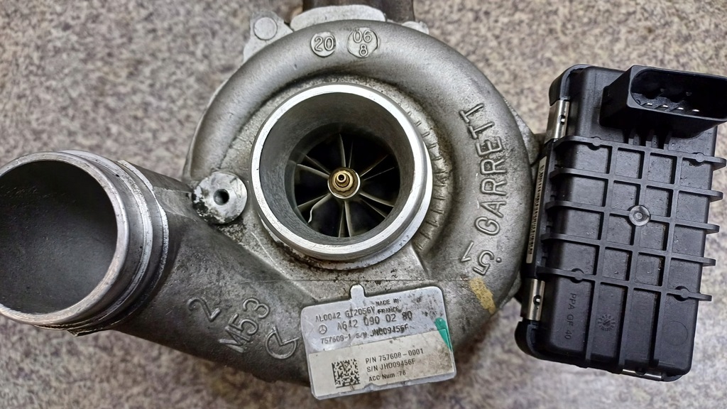 фото №7, Mercedes w251 турбонагнетатель турбина регулятор 3.0 cdi v6 642 w164 ml v251