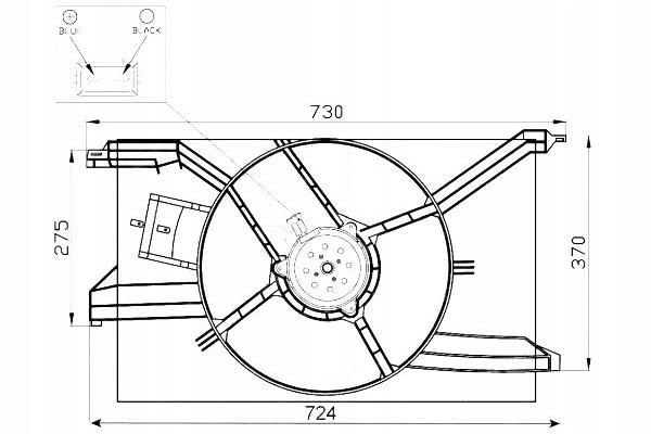 фото №1, Nrf вентилятор радиатора +gratisy