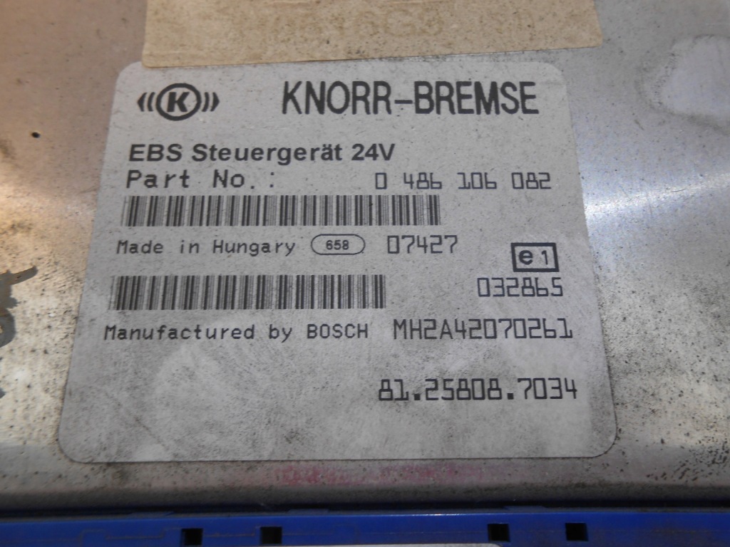 Man tga блок управления модуль ebs 0486106082 8125808-7034 Киев