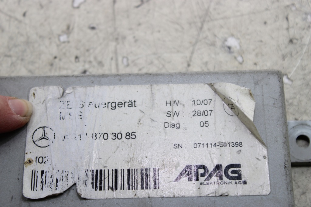 фото №4, Модуль блок управления mss mercedes w211 a2118703085