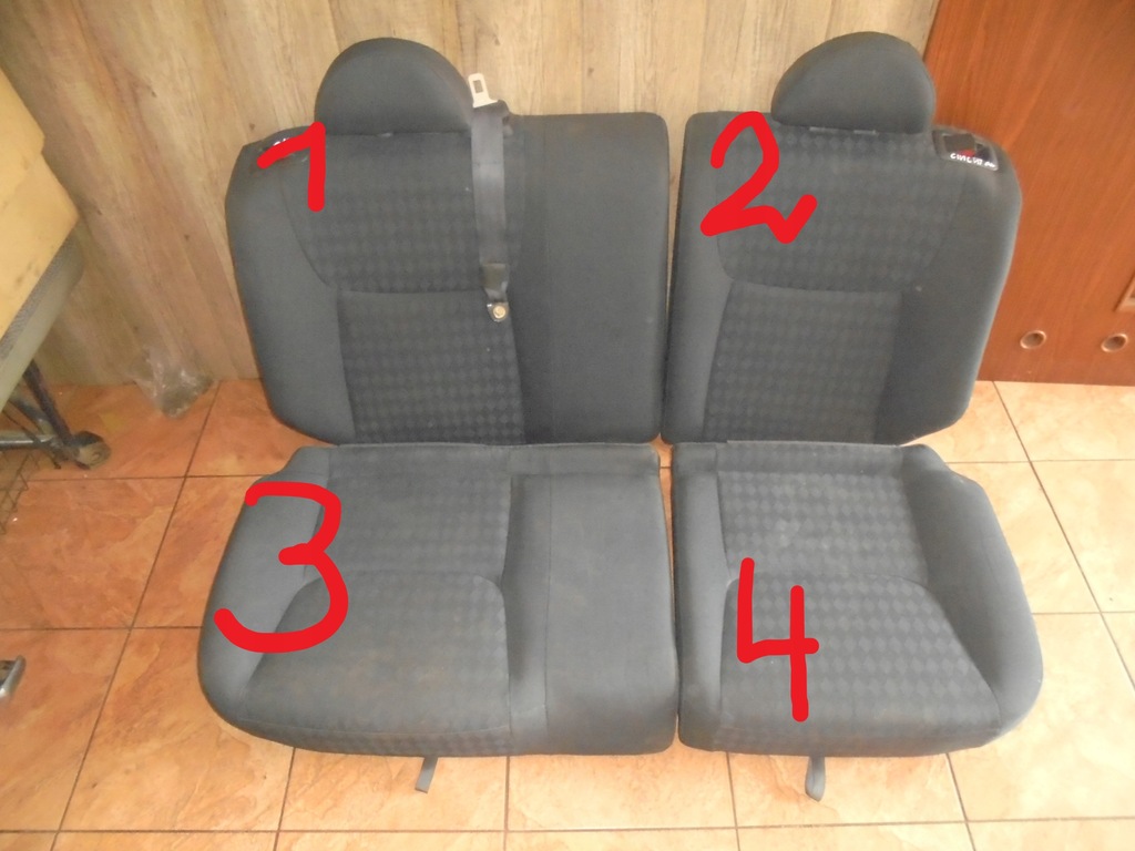 фото №1, Заднее сиденье задняя honda civic vii 1.6b 01'