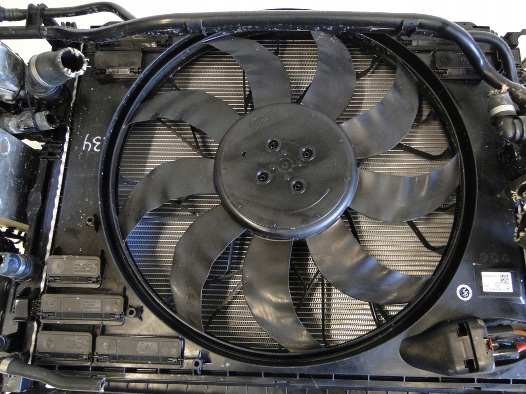 фото №15, Mercedes pas передній підсилювач радіатор вентилятор glc 254 c254 x254