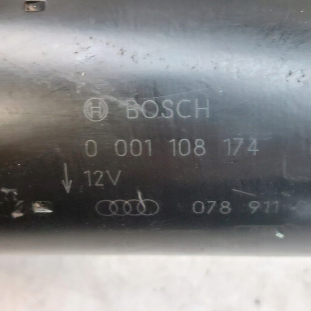 Стартер 0001108174 175 078911023d vag audi vw бензин 2.4 2.8 2.6 Оригинал