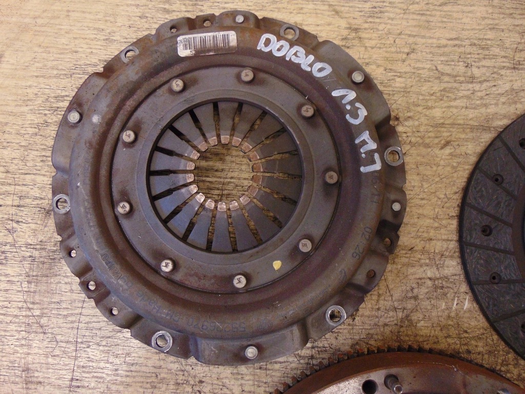 фото №5, Сцепление колесо жёсткий fiat doblo ii 1.3 mtj