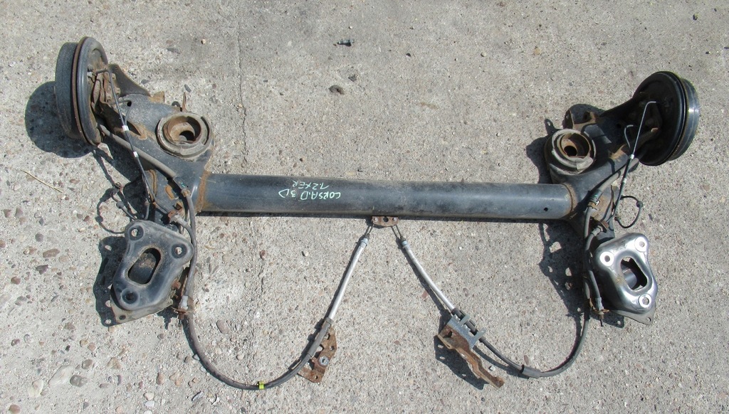 фото №5, Opel corsa d балка підвіска задня abs гальмівні барабани