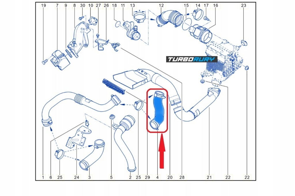 Труба патрубок інтеркулер renault megane ii 1.9 dci Зі Шроту