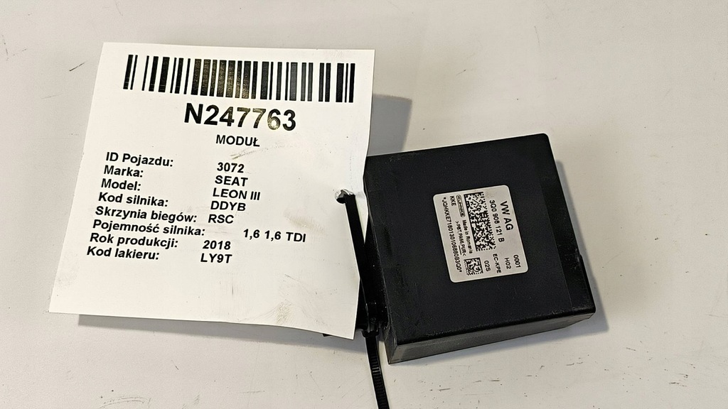 фото №1, Модуль насоса пального 3q0906121b seat leon iii