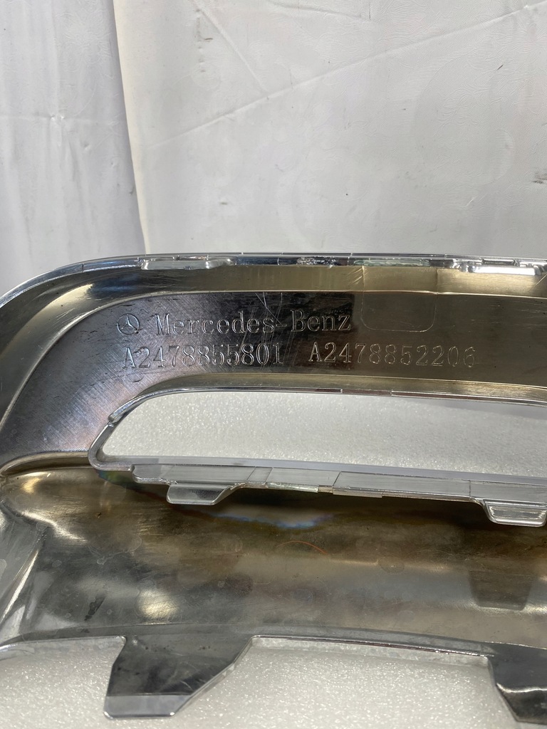 фото №13, Накладка спойлер молдинг хром бампера перед mercedes-benz glb x247 19-23