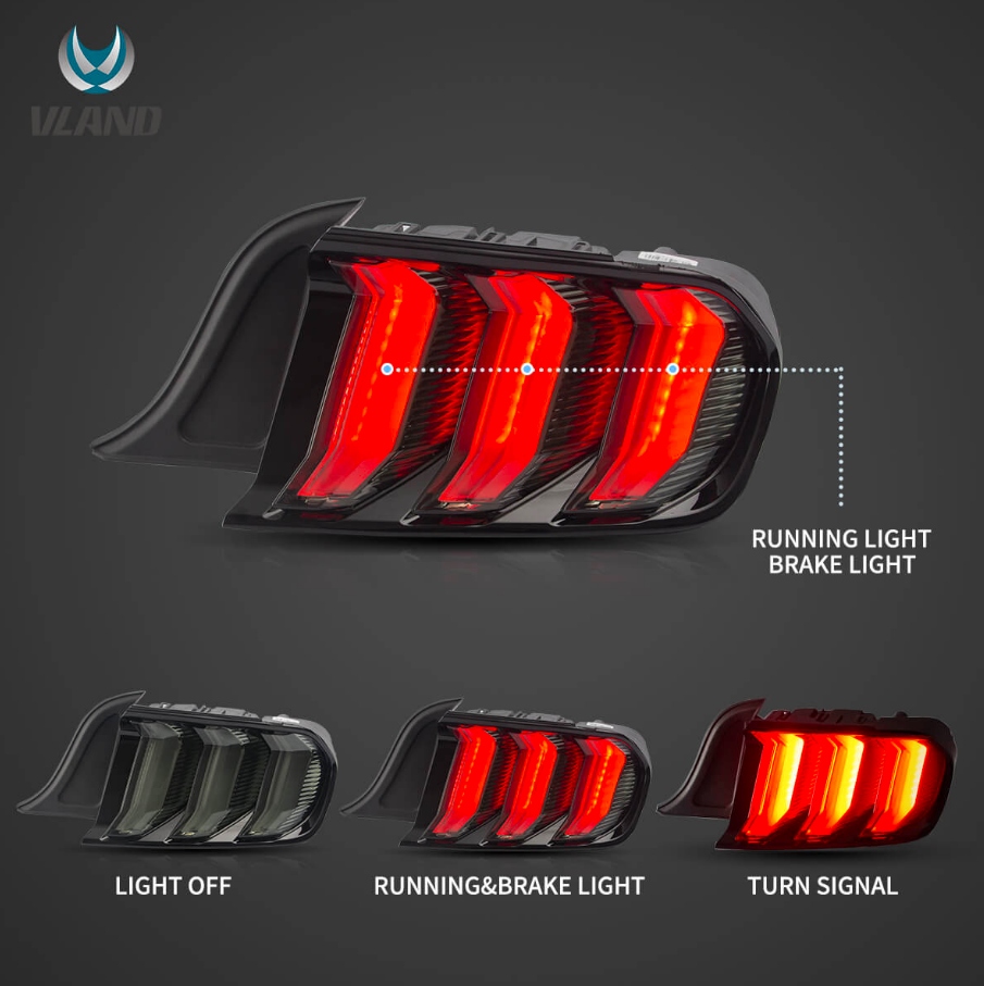 фото №2, Лампа лампи задня led vland ford mustang 2015-23